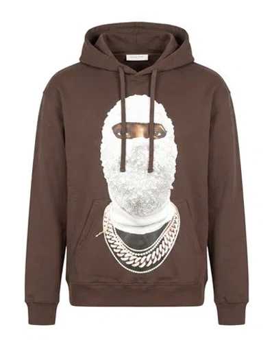 Ih Nom Uh Nit Man Sweatshirt Brown Size S Cotton