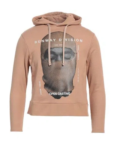 Ih Nom Uh Nit Man Sweatshirt Camel Size S Cotton, Elastane In Beige