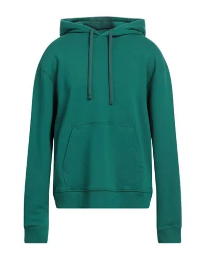 Ih Nom Uh Nit Man Sweatshirt Deep Teal Size L Cotton, Elastane In Green