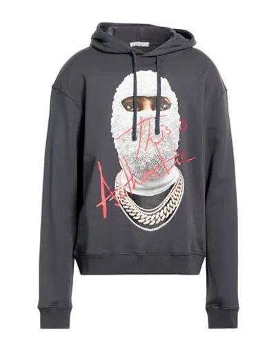 Ih Nom Uh Nit Man Sweatshirt Grey Size L Cotton, Elastane In Gray