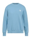 Ih Nom Uh Nit Man Sweatshirt Light Blue Size Xl Cotton, Elastane