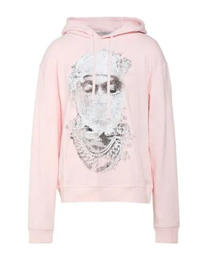 Ih Nom Uh Nit Man Sweatshirt Light Pink Size L Cotton