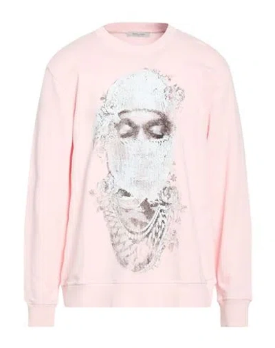 Ih Nom Uh Nit Man Sweatshirt Light Pink Size S Cotton