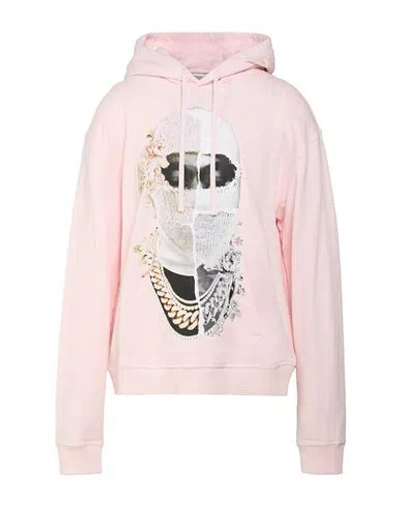Ih Nom Uh Nit Man Sweatshirt Light Pink Size S Cotton