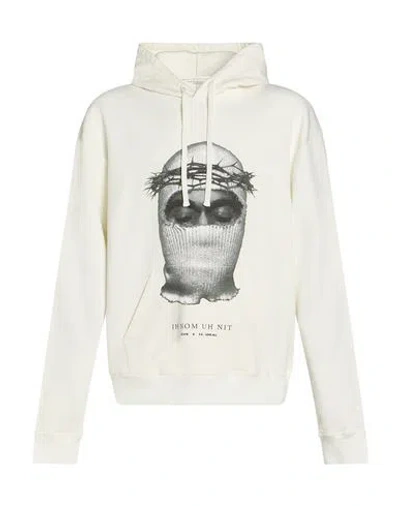Ih Nom Uh Nit Man Sweatshirt Off White Size 3xl Cotton