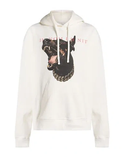 Ih Nom Uh Nit Man Sweatshirt Off White Size 3xl Cotton