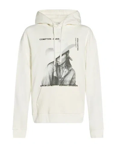 Ih Nom Uh Nit Man Sweatshirt Off White Size L Cotton