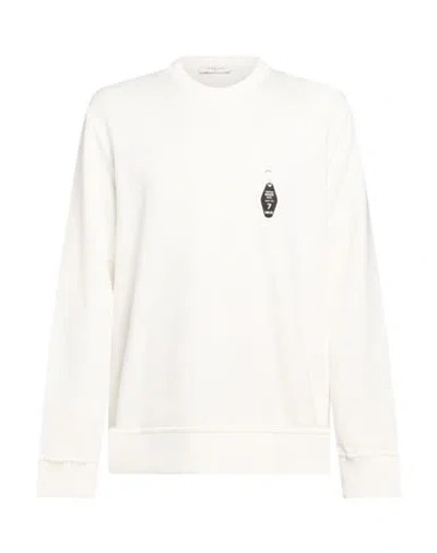 Ih Nom Uh Nit Man Sweatshirt Off White Size L Cotton, Elastane
