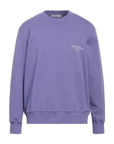 Ih Nom Uh Nit Man Sweatshirt Purple Size L Cotton, Elastane
