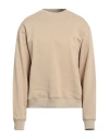 Ih Nom Uh Nit Man Sweatshirt Sand Size M Cotton, Elastane In Beige