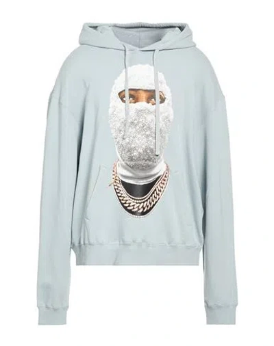 Ih Nom Uh Nit Man Sweatshirt Sky Blue Size L Cotton