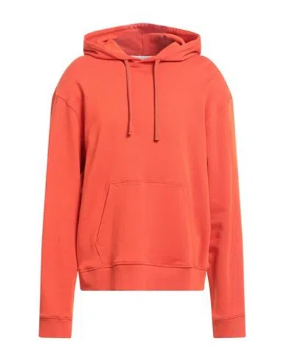 Ih Nom Uh Nit Man Sweatshirt Tomato Red Size Xl Cotton, Elastane