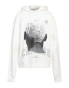 Ih Nom Uh Nit Man Sweatshirt White Size S Cotton In White