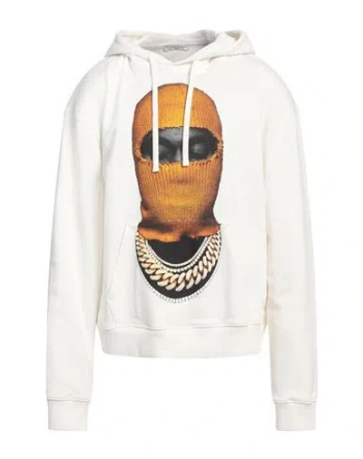 Ih Nom Uh Nit Man Sweatshirt White Size Xl Cotton, Elastane