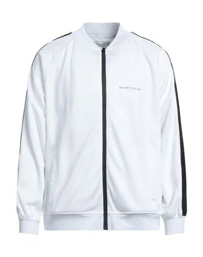 Ih Nom Uh Nit Man Sweatshirt White Size Xl Polyester, Cotton, Elastane