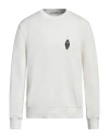 Ih Nom Uh Nit Man Sweatshirt White Size Xxl Cotton, Elastane
