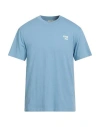 Ih Nom Uh Nit Man T-shirt Azure Size S Cotton, Elastane In Blue