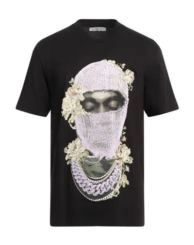 Ih Nom Uh Nit Man T-shirt Black Size M Cotton In Black