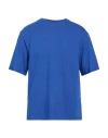 Ih Nom Uh Nit Man T-shirt Bright Blue Size M Cotton, Elastane