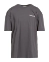 Ih Nom Uh Nit Man T-shirt Grey Size Xl Cotton, Elastane In Gray