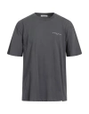 Ih Nom Uh Nit Man T-shirt Lead Size Xl Cotton, Elastane In Grey