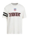 Ih Nom Uh Nit Man T-shirt Off White Size M Cotton, Elastane In White