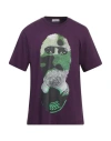 Ih Nom Uh Nit Man T-shirt Plum Size S Cotton In Purple