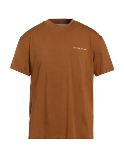 Ih Nom Uh Nit Man T-shirt Tan Size M Cotton In Brown