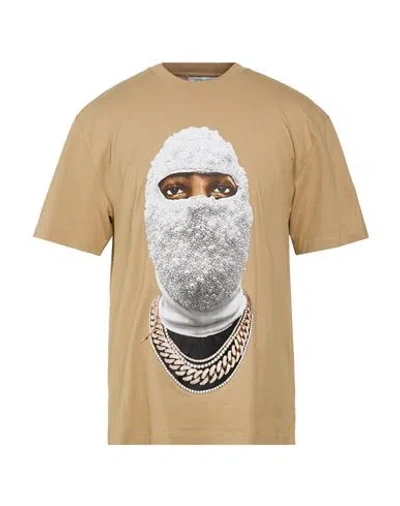 Ih Nom Uh Nit Man T-shirt Beige Size Xl Cotton In Blue