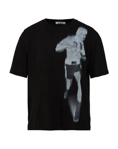 Ih Nom Uh Nit Man T-shirt Black Size S Cotton, Linen