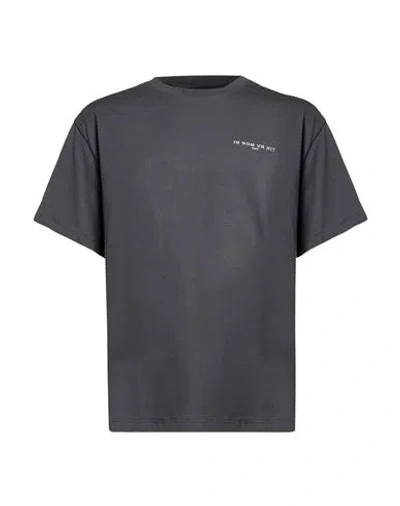 Ih Nom Uh Nit Man T-shirt Charcoal Size Xs Cotton In Blue
