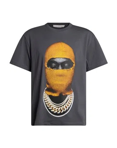 Ih Nom Uh Nit Man T-shirt Grey Size M Cotton In Gray