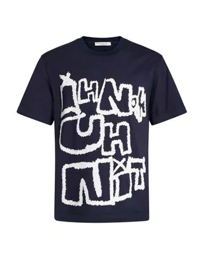 Ih Nom Uh Nit Man T-shirt Midnight Blue Size L Cotton