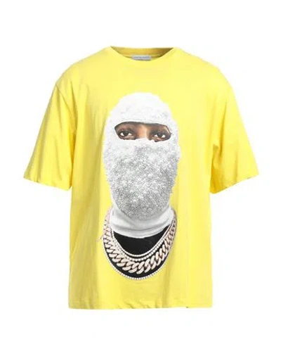 Ih Nom Uh Nit Man T-shirt Yellow Size Xl Cotton