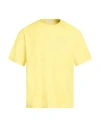 Ih Nom Uh Nit Man T-shirt Yellow Size Xs Cotton, Elastane