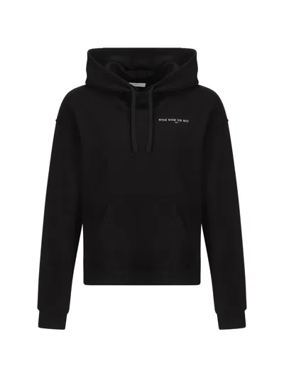 Ih Nom Uh Nit Man Sweatshirt Black Size Xl Cotton, Elastane