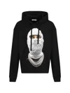 Ih Nom Uh Nit Future Mask-print Hoodie In Black