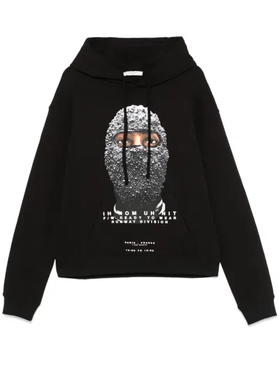 Ih Nom Uh Nit Mask Hoodie In Black