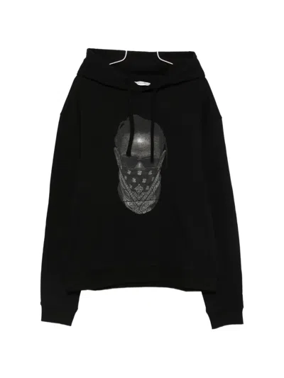 Ih Nom Uh Nit Mask On Front Hoodie In Black