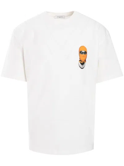 Ih Nom Uh Nit Mask-print T-shirt In White