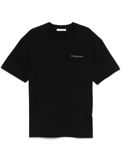 Ih Nom Uh Nit Mask-print T-shirt In Black