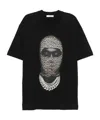 Ih Nom Uh Nit Leopard Mask Print T-shirt In Black