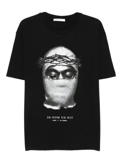 IH NOM UH NIT MASK-PRINT T-SHIRT