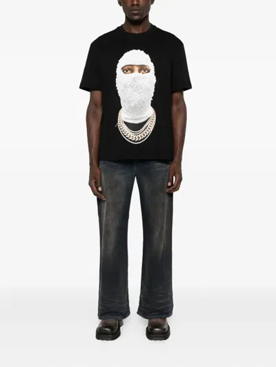Ih Nom Uh Nit Mask-print T-shirt In Black