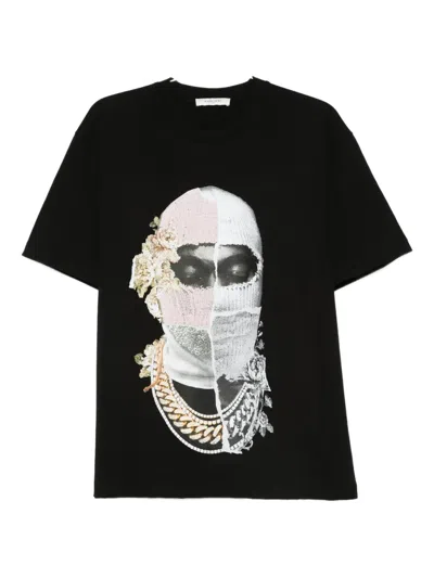 Ih Nom Uh Nit Mask-print T-shirt In Black