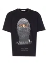 Ih Nom Uh Nit Graphic Mask Print Crewneck T-shirt In Black