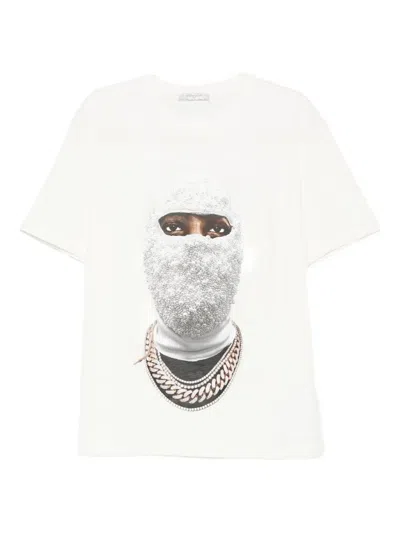 Ih Nom Uh Nit Mask-print T-shirt In White
