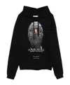 Ih Nom Uh Nit Mask Printed Drawstring Hoodie In Black