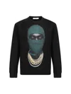 Ih Nom Uh Nit Mask20 Green Sweatshirt In Black