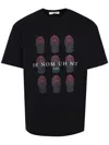 Ih Nom Uh Nit Red-masks T-shirt In Black